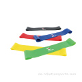 Custom Logo Latex Widerstandsband Fitnessbänder Widerstand